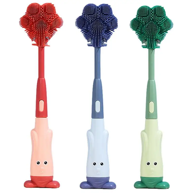 Kids Bottle Brush 3 In 1 Tiny Bottle Cup Cover Brush Straw Cleaner 360 Degree Silicone Baby Bottle Cleaning Brush Set With Stand
Kids Bottle Brush 3 In 1 Tiny Bottle Cup Cover Brush Straw Cleaner 360 Degree Silicone Baby Bottle Cleaning Brush Set With Stand