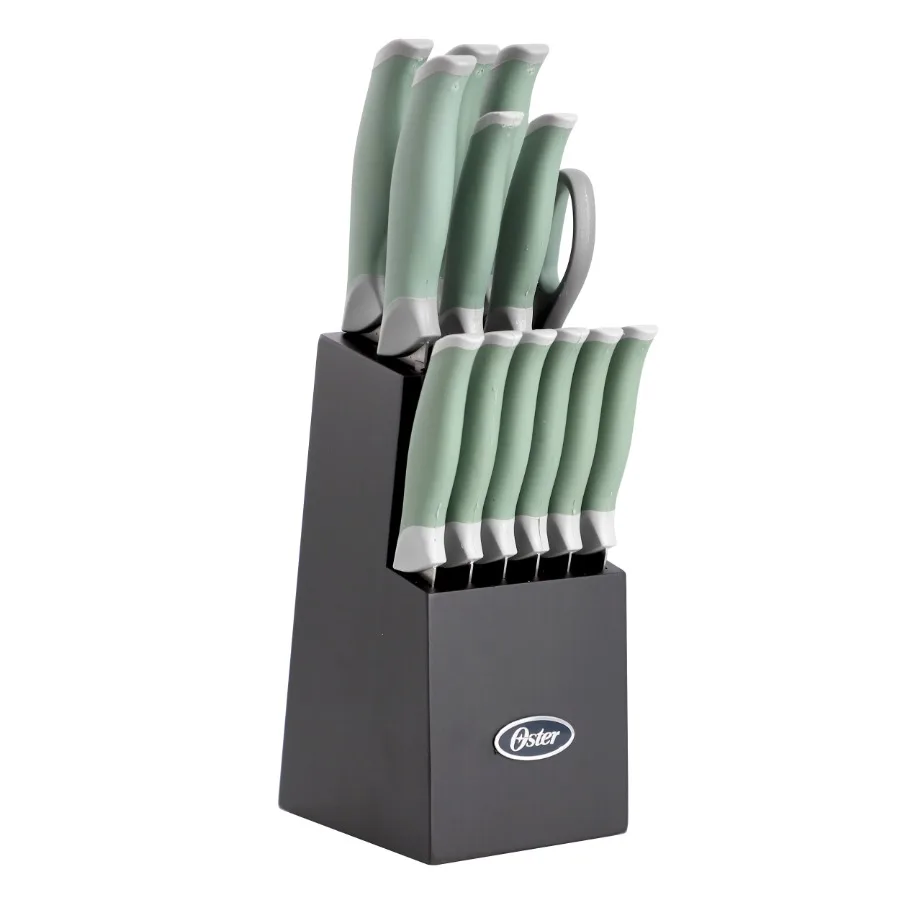 Lindbergh 14 Piece Stainless Steel Cutlery Set in Green with Soft Grip Handles
Lindbergh 14 Piece Stainless Steel Cutlery Set in Green with Soft Grip Handles