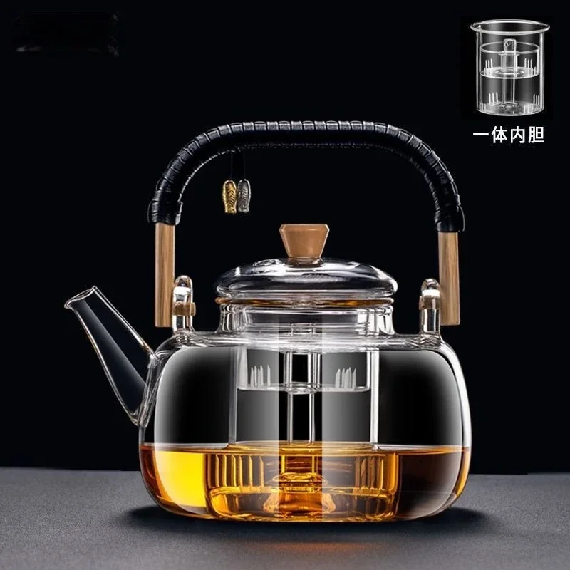 New High Borosilicate Glass Teapot Large Capacity Heat Resistant For Tea Brewing
New High Borosilicate Glass Teapot Large Capacity Heat Resistant For Tea Brewing