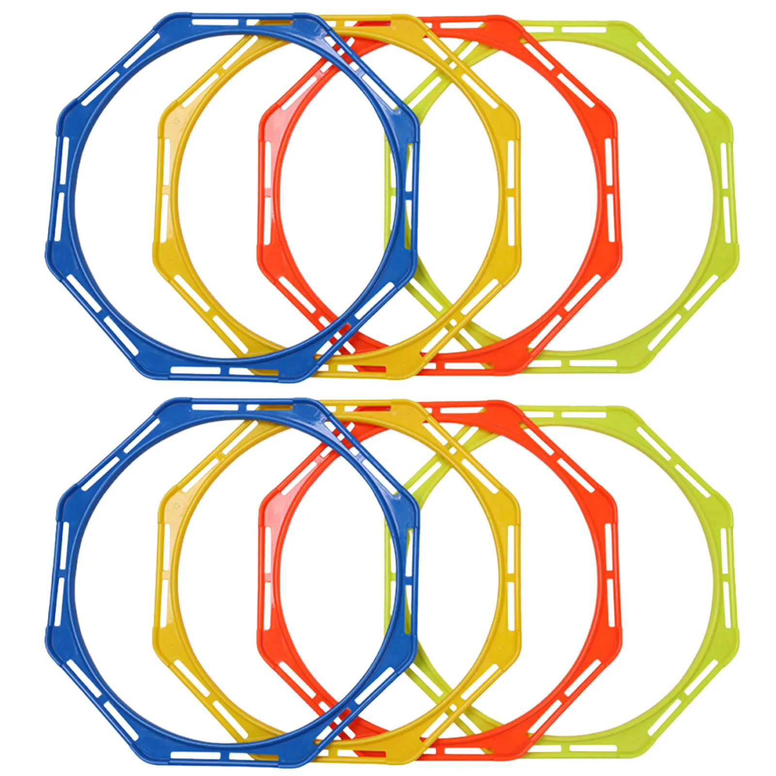 8Pcs Football Agility Training Rings Colored Plastic Speed Footwork Hoops Soccer Practice Gym School Dog Exercise Outdoor
8Pcs Football Agility Training Rings Colored Plastic Speed Footwork Hoops Soccer Practice Gym School Dog Exercise Outdoor