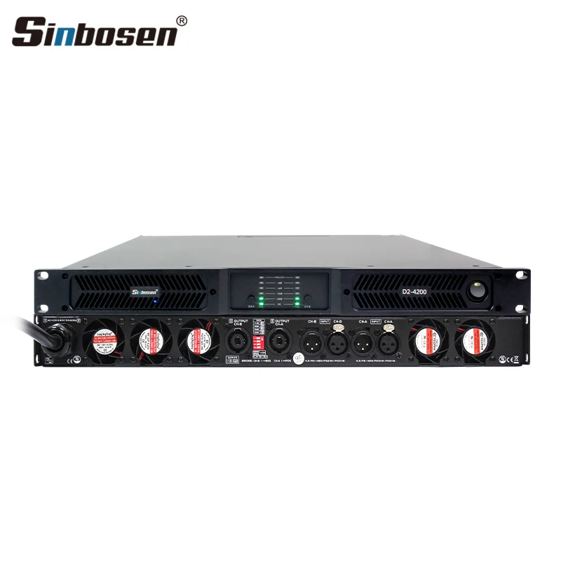 D2-4200 2 Channels Stage Master Class D Subwoofer Amplifiers Professional Power 5000 Watts
D2-4200 2 Channels Stage Master Class D Subwoofer Amplifiers Professional Power 5000 Watts