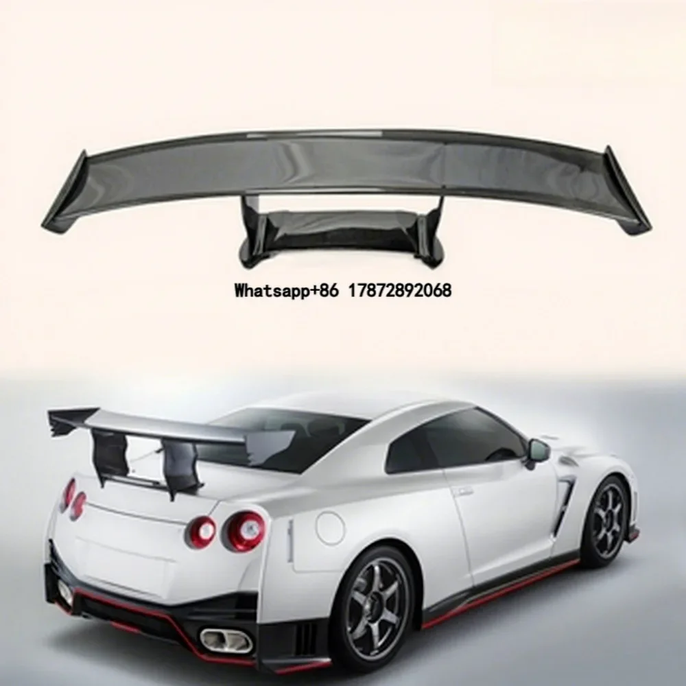 High Quality Carbon Fiber GTR R35 Rear Spoiler with Lights for N-ATTK Style Includes Replacement Installation
High Quality Carbon Fiber GTR R35 Rear Spoiler with Lights for N-ATTK Style Includes Replacement Installation
