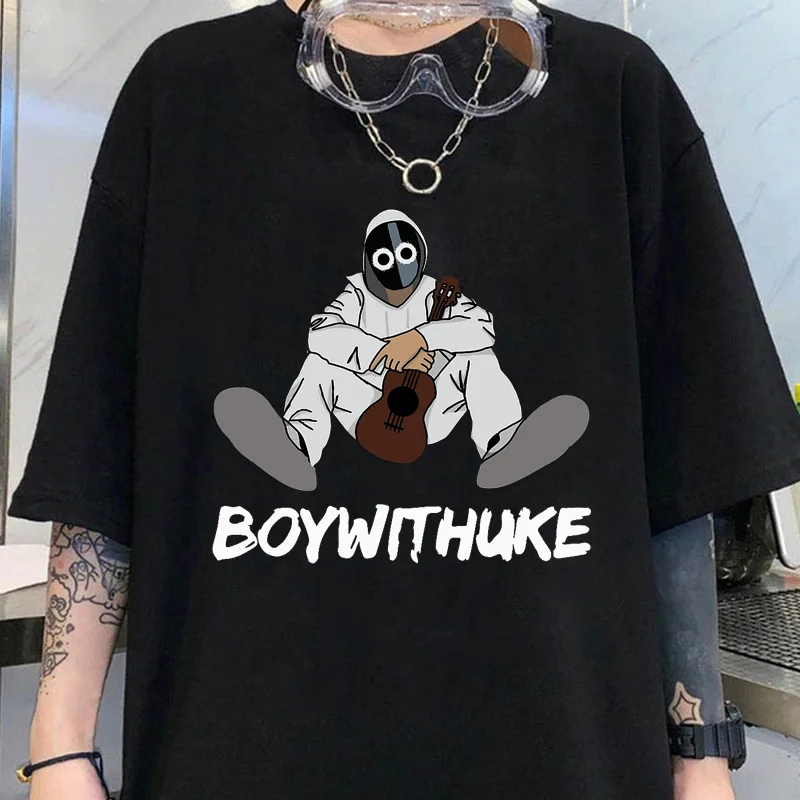 New fashion BoyWithUke printed T-shirt unisex summer loose comfortable round neck short sleeve shirt
New fashion BoyWithUke printed T-shirt unisex summer loose comfortable round neck short sleeve shirt