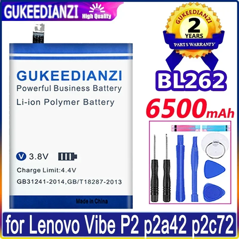 Аккумулятор мобильного телефона емкостью 6500 мАч для Lenovo Vibe P2 p2a42 p2c72, BL262, долговечное питание
Аккумулятор мобильного телефона емкостью 6500 мАч для Lenovo Vibe P2 p2a42 p2c72, BL262, долговечное питание
