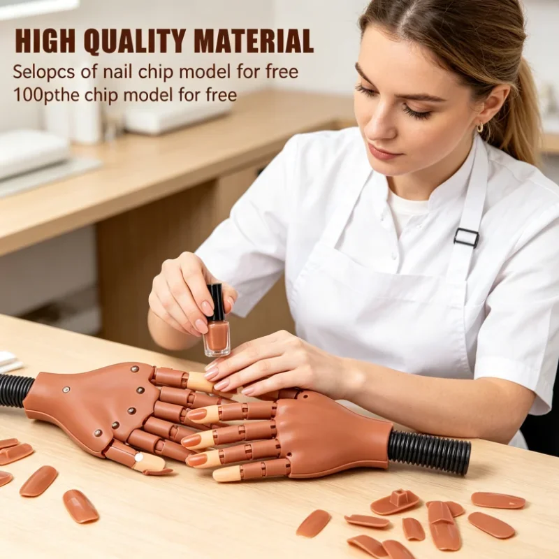 Nail Training Equipment Tools 100Pcs Premium Acrylic Fake Nails Tips for Manicure Practice Nail Art Practice Hand
Nail Training Equipment Tools 100Pcs Premium Acrylic Fake Nails Tips for Manicure Practice Nail Art Practice Hand