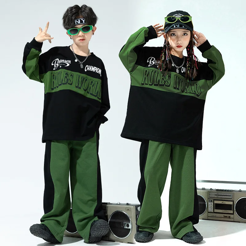 Children's Street Dance Fashion Boys Hip-Hop American Street Style Sweatshirt Set Autumn GirlshiphopJazz Performance Costume
Children's Street Dance Fashion Boys Hip-Hop American Street Style Sweatshirt Set Autumn GirlshiphopJazz Performance Costume