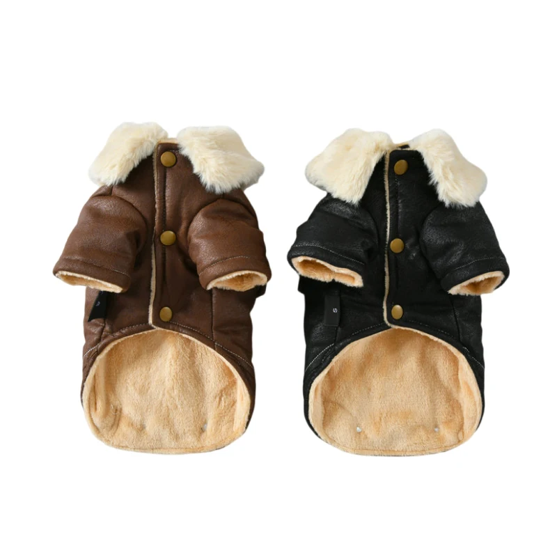 Leather Dog Coat Jacket Winter Pet Apparel Puppy Yorkie Pomeranian Poodle Bichon Schnauzer Corgi Shiba Inu Clothes Dog Clothing
Leather Dog Coat Jacket Winter Pet Apparel Puppy Yorkie Pomeranian Poodle Bichon Schnauzer Corgi Shiba Inu Clothes Dog Clothing