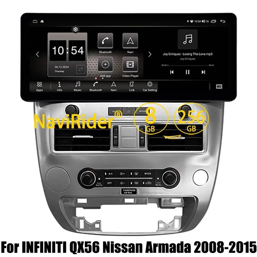 Android 15 128G BT Car Radio Stereo HU For INFINITI QX56 Nissan Armada 2008-2015 Navi GPS 17inch Qled Screen Wireless Carplay
Android 15 128G BT Car Radio Stereo HU For INFINITI QX56 Nissan Armada 2008-2015 Navi GPS 17inch Qled Screen Wireless Carplay