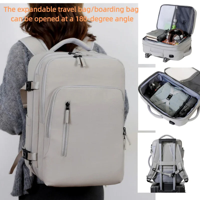 New model: expandable, multi-functional, portable travel backpack, perfect for outdoor adventures, business trips, and air trave
New model: expandable, multi-functional, portable travel backpack, perfect for outdoor adventures, business trips, and air trave