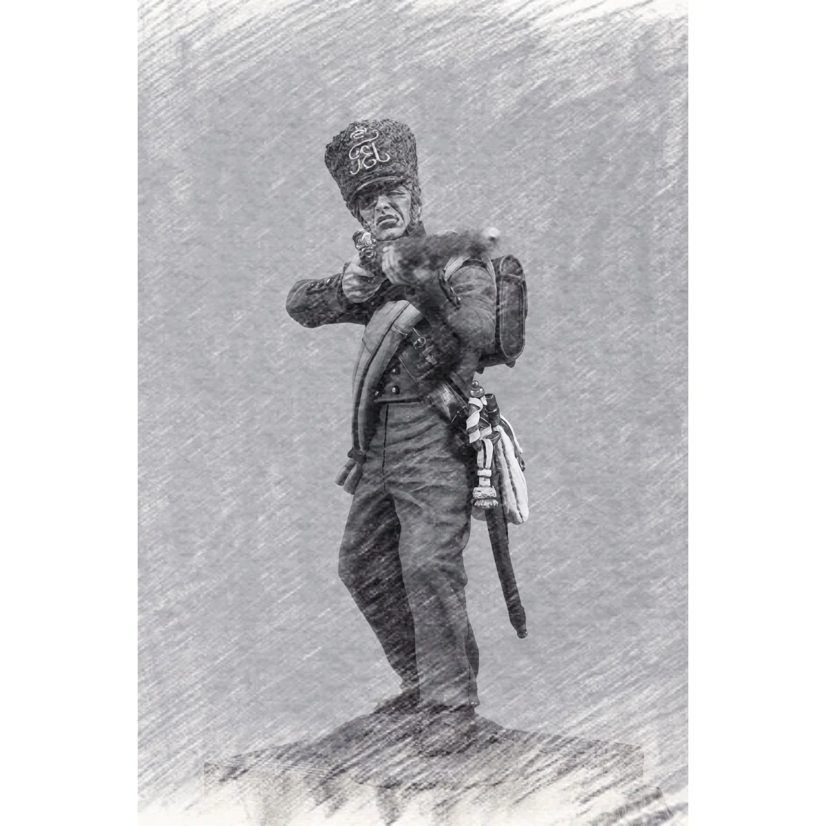 54mm resin unpainted model kit, military theme, Russian infantryman unassembled and unpainted GK
54mm resin unpainted model kit, military theme, Russian infantryman unassembled and unpainted GK