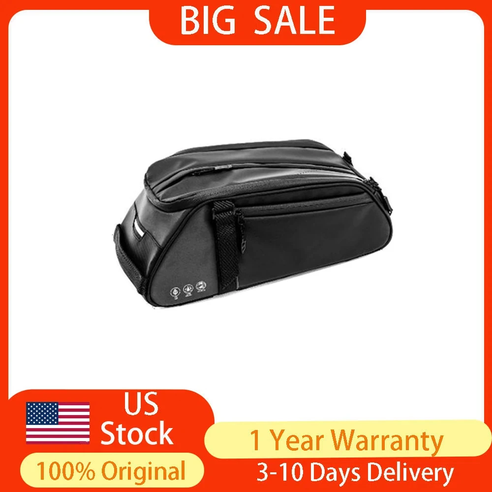 Reflective Bike Rear Rack Bag Portable 8L Capacity Improve Visibility Water Resistant Oxford Cloth PU Leather Bike Trunk Bag
Reflective Bike Rear Rack Bag Portable 8L Capacity Improve Visibility Water Resistant Oxford Cloth PU Leather Bike Trunk Bag