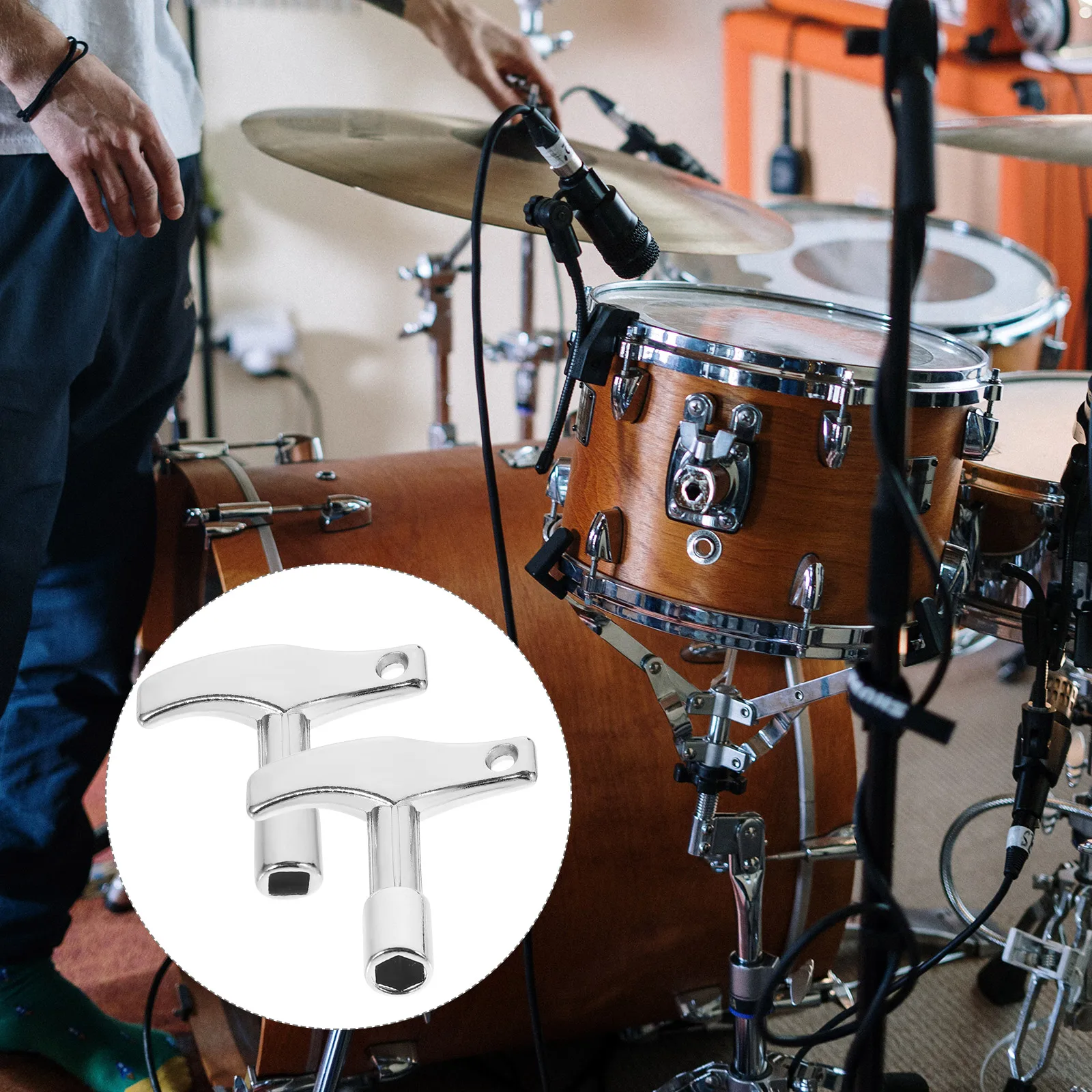 2pcs 6mm Hexagon Square Zinc Alloy Drum Tuner Keys Tools for Jazz Drums Adjustable Wrench Metal Accessories Parts
2pcs 6mm Hexagon Square Zinc Alloy Drum Tuner Keys Tools for Jazz Drums Adjustable Wrench Metal Accessories Parts
