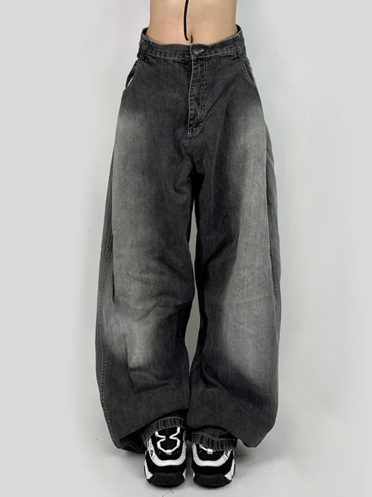 Wide Leg Casual Jeans for Women 2024 Summer Fashion Washed Color Contrast High Waisted Baggy Jeans Denim Streetwear y2k
Wide Leg Casual Jeans for Women 2024 Summer Fashion Washed Color Contrast High Waisted Baggy Jeans Denim Streetwear y2k