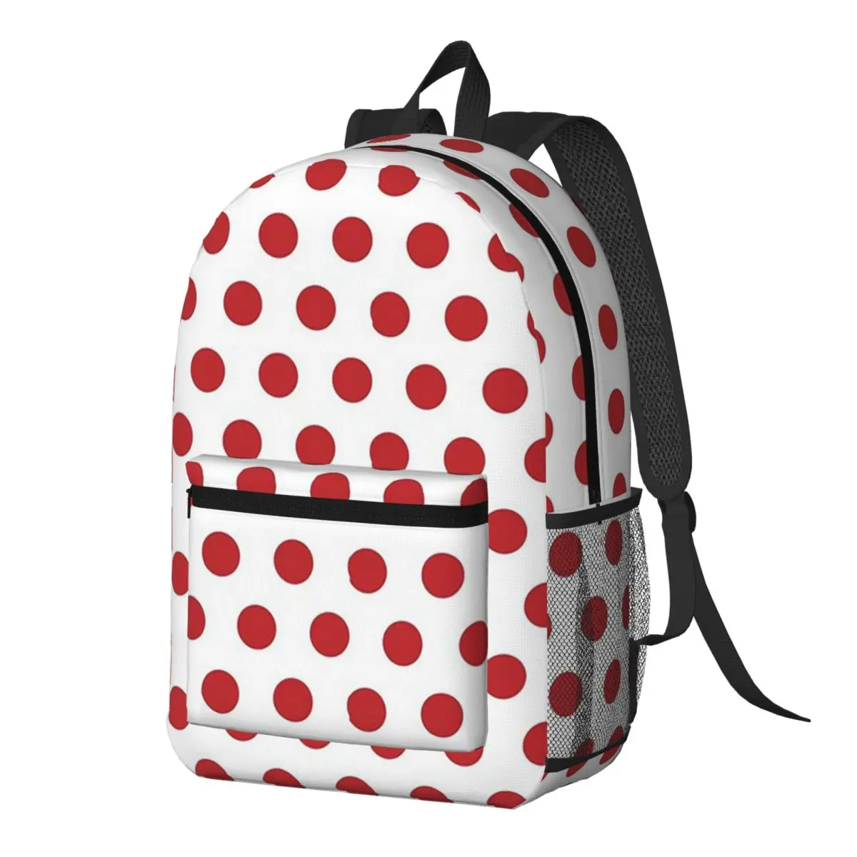 Red Polka Dot On White Backpack Daypack Large Capacity Boys Girls BookBag School Bag Shoulder Bags for Men Women
Red Polka Dot On White Backpack Daypack Large Capacity Boys Girls BookBag School Bag Shoulder Bags for Men Women