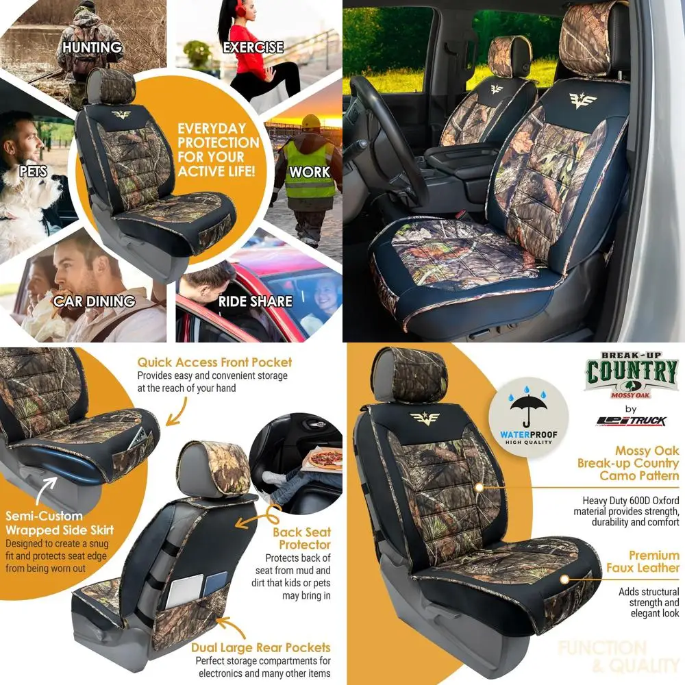 Mossy Oak Heavy Duty Premium Truck Seat Covers for Front Seats, Fits Full-Size Truck SUV, Padded Seat Cover with Bottom Wrap-aro
Mossy Oak Heavy Duty Premium Truck Seat Covers for Front Seats, Fits Full-Size Truck SUV, Padded Seat Cover with Bottom Wrap-aro