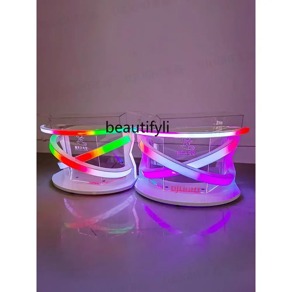 Bar Full set of rotating lift table Luminous disc table Box DJ table Home mixer 
Bar Full set of rotating lift table Luminous disc table Box DJ table Home mixer
