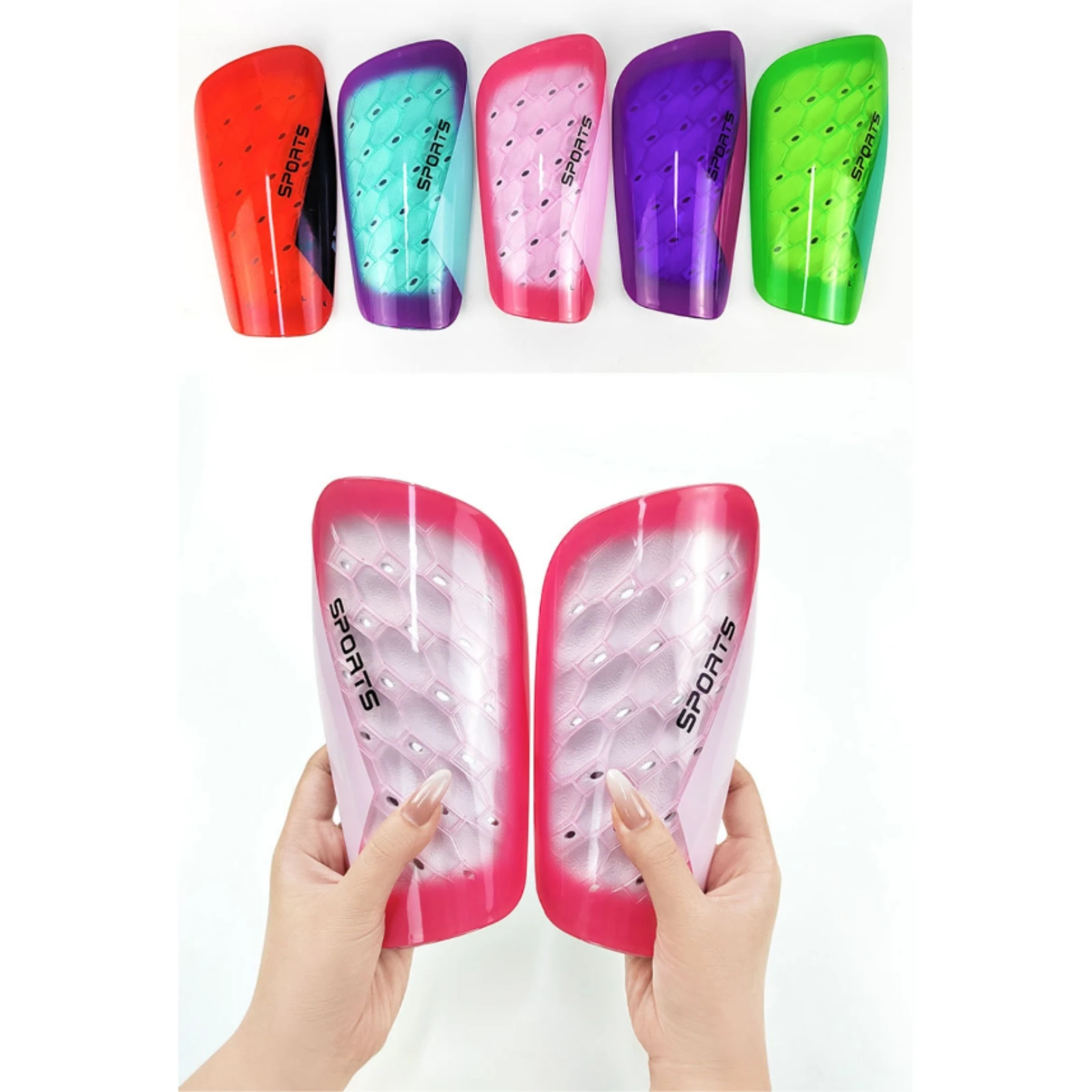 Soccer Shin Guards Translucent Shell Football Shin Guards Sports Protection Textured Inside Leg Guard Left and Right Marked
Soccer Shin Guards Translucent Shell Football Shin Guards Sports Protection Textured Inside Leg Guard Left and Right Marked
