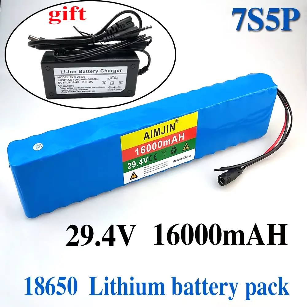 Lithium Battery 7S5P 18650 24V 16AH 15A BMS 500W 29.4 V Adapté Aux Véhicules Électriques Électriques Électriques + Chargeur 2A
Lithium Battery 7S5P 18650 24V 16AH 15A BMS 500W 29.4 V Adapté Aux Véhicules Électriques Électriques Électriques + Chargeur 2A