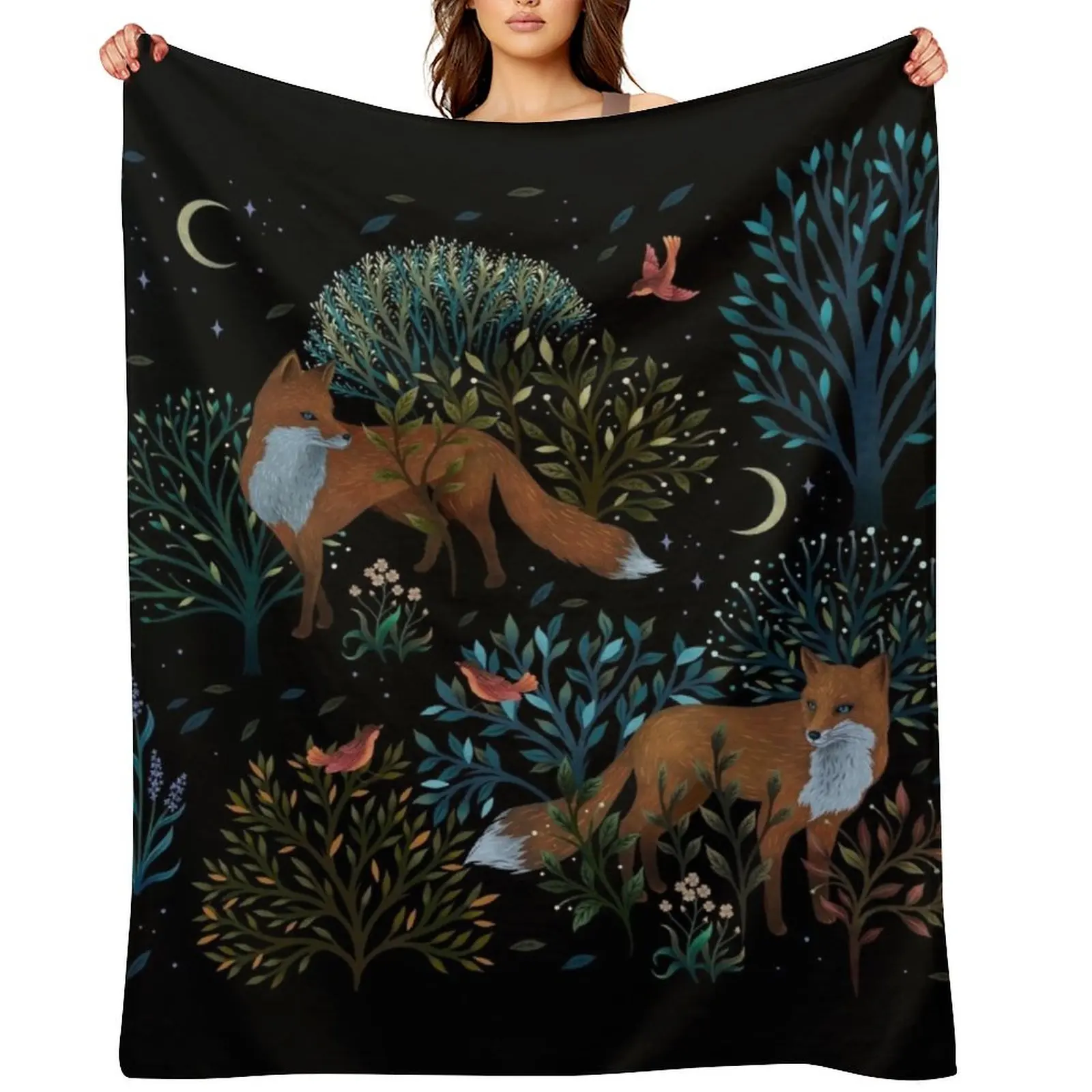 Forest Fox Throw Blanket Hairys decorative Blankets For Sofas for winter Blankets
Forest Fox Throw Blanket Hairys decorative Blankets For Sofas for winter Blankets