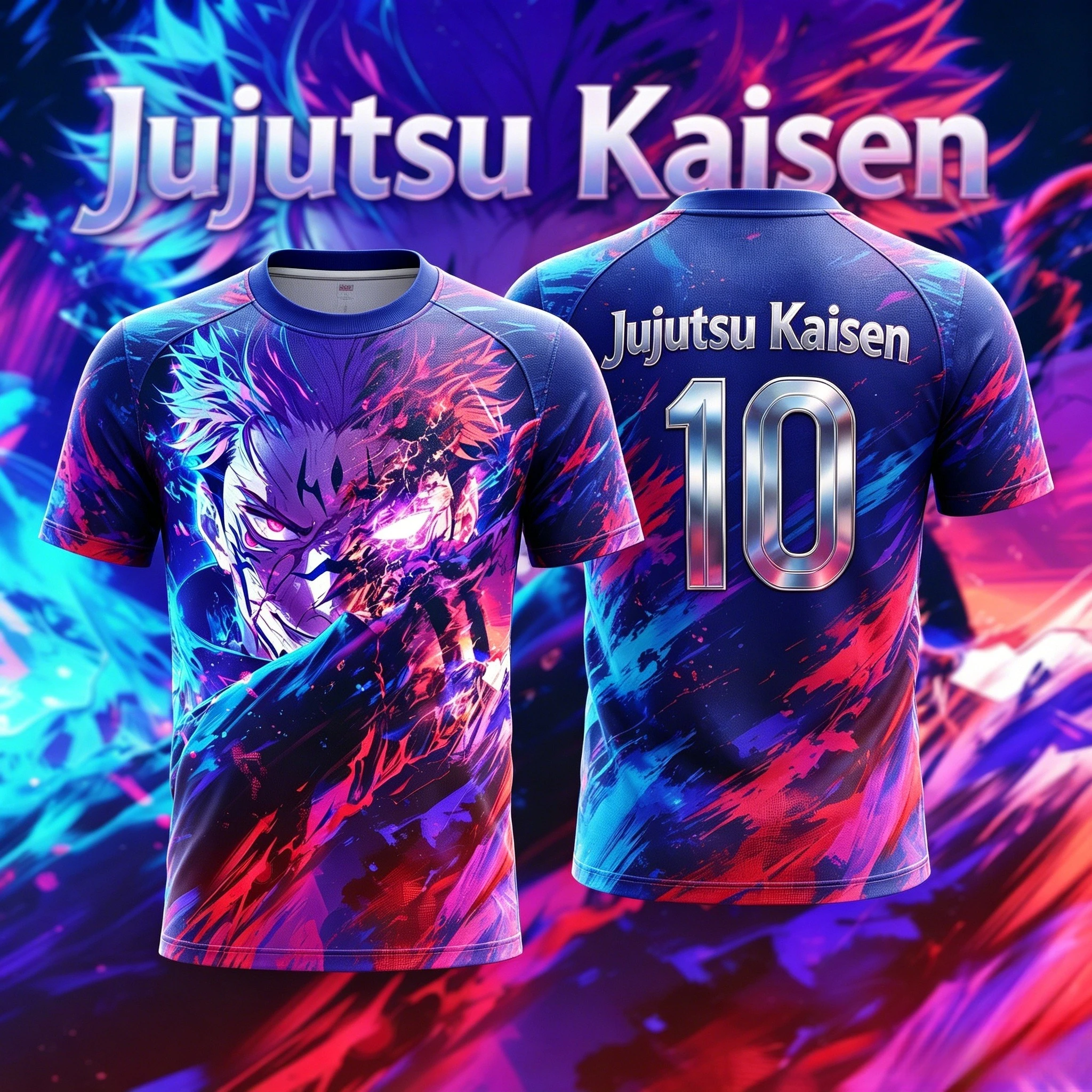 Jujutsu Kaisen 2026 Summer New NO.10 NO.7 Ryomen Sukuna Anime Special Football Jersey T-Shirt Adult Men's 3D Printed Kids Y2k
Jujutsu Kaisen 2026 Summer New NO.10 NO.7 Ryomen Sukuna Anime Special Football Jersey T-Shirt Adult Men's 3D Printed Kids Y2k