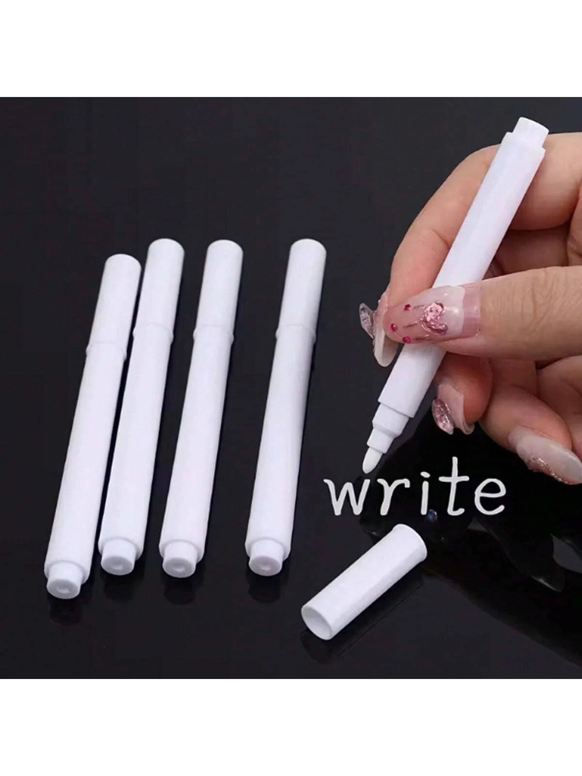 6/9/12pcs White Liquid Chalk Markers, Quick Drying, Easy To Wipe, Suitable For Blackboard, Glass, Windows, Use In School, Office Stationery
6/9/12pcs White Liquid Chalk Markers, Quick Drying, Easy To Wipe, Suitable For Blackboard, Glass, Windows, Use In School, Office Stationery