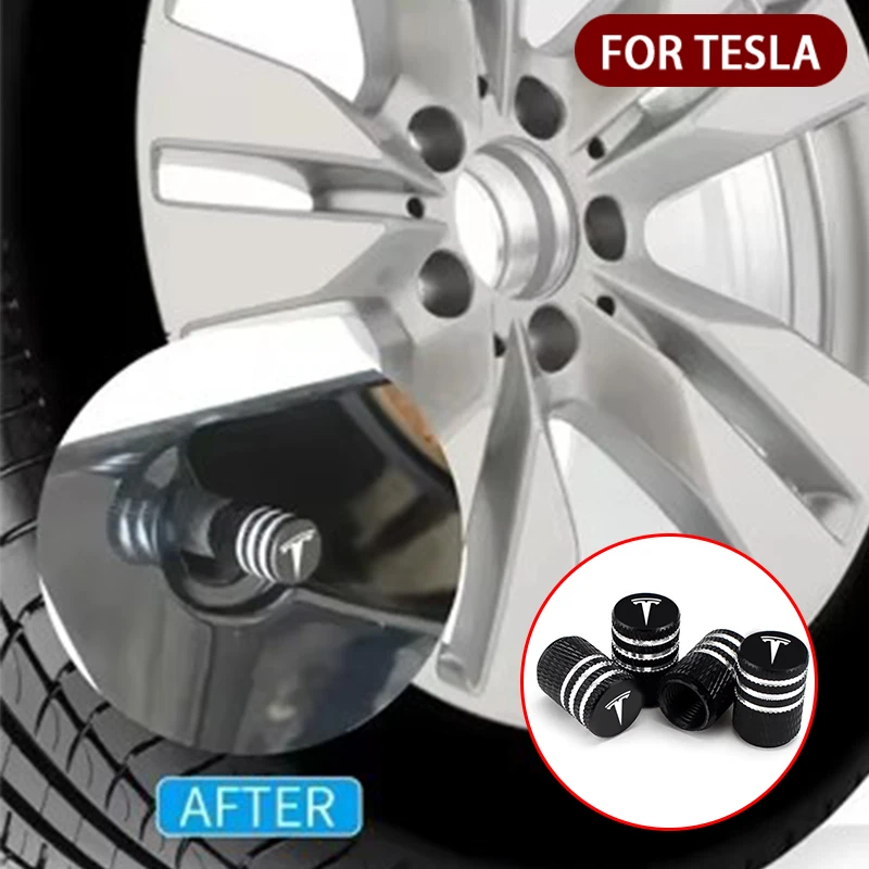 4Pcs Car Tire Valve Stems Cap Aluminum Tire Wheel Stem Air Valve Cap For Tesla model 3 model X Y S Roadster
4Pcs Car Tire Valve Stems Cap Aluminum Tire Wheel Stem Air Valve Cap For Tesla model 3 model X Y S Roadster