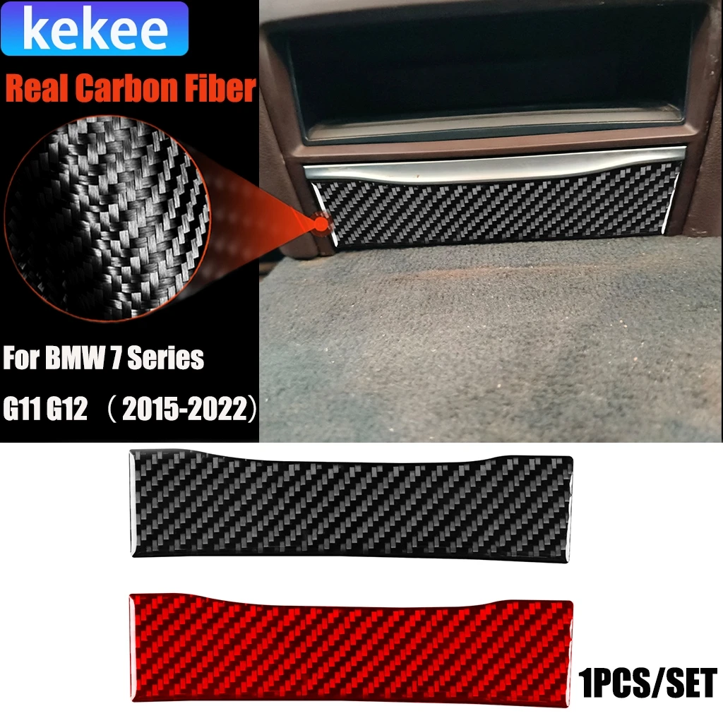 Carbon Fiber Car Accessories Rear Center CD Panel Modified Interior Trim Cover Soft Sticker For BMW 7 Series G11 G12 2015-2022
Carbon Fiber Car Accessories Rear Center CD Panel Modified Interior Trim Cover Soft Sticker For BMW 7 Series G11 G12 2015-2022