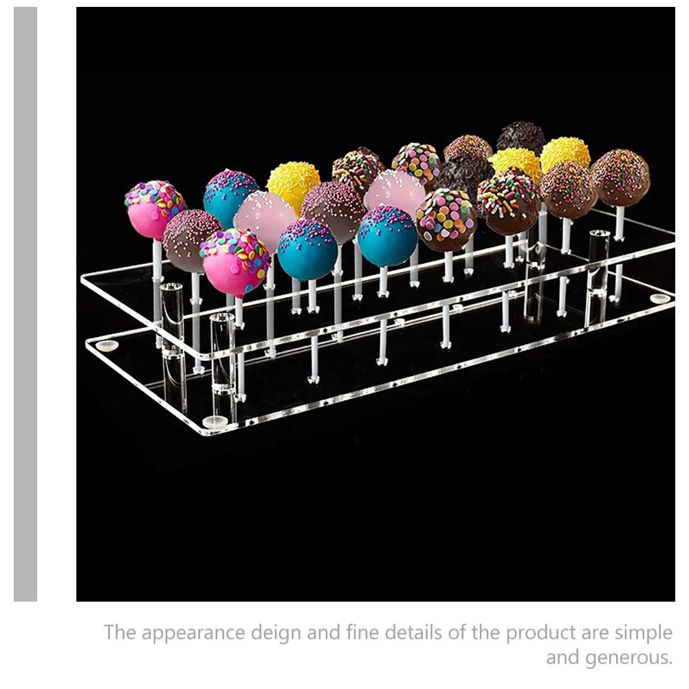 Transparent 21 Acrylic Candy Stand Holder Double Display Lollipop Display Holder Rack Lollipop Layer Storage ganizer
Transparent 21 Acrylic Candy Stand Holder Double Display Lollipop Display Holder Rack Lollipop Layer Storage ganizer
