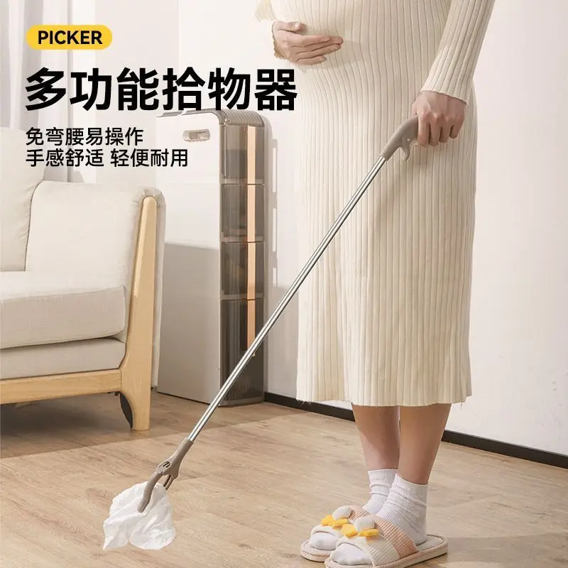 Garbage pickup clip, long pole pickup clip, no bending to pick up artifact
Garbage pickup clip, long pole pickup clip, no bending to pick up artifact