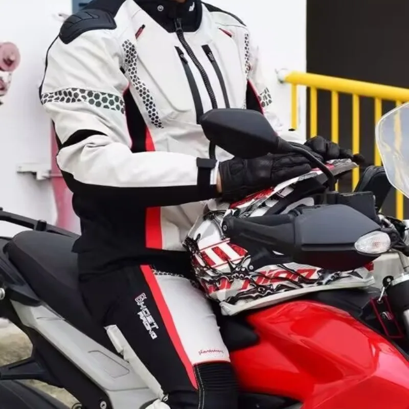 Motorcycle Four Seasons Breathable Cycling Sportswear Anti-drop Split Racing Suit Sports Car Suit Locomotive Summer Mesh Jacket
Motorcycle Four Seasons Breathable Cycling Sportswear Anti-drop Split Racing Suit Sports Car Suit Locomotive Summer Mesh Jacket