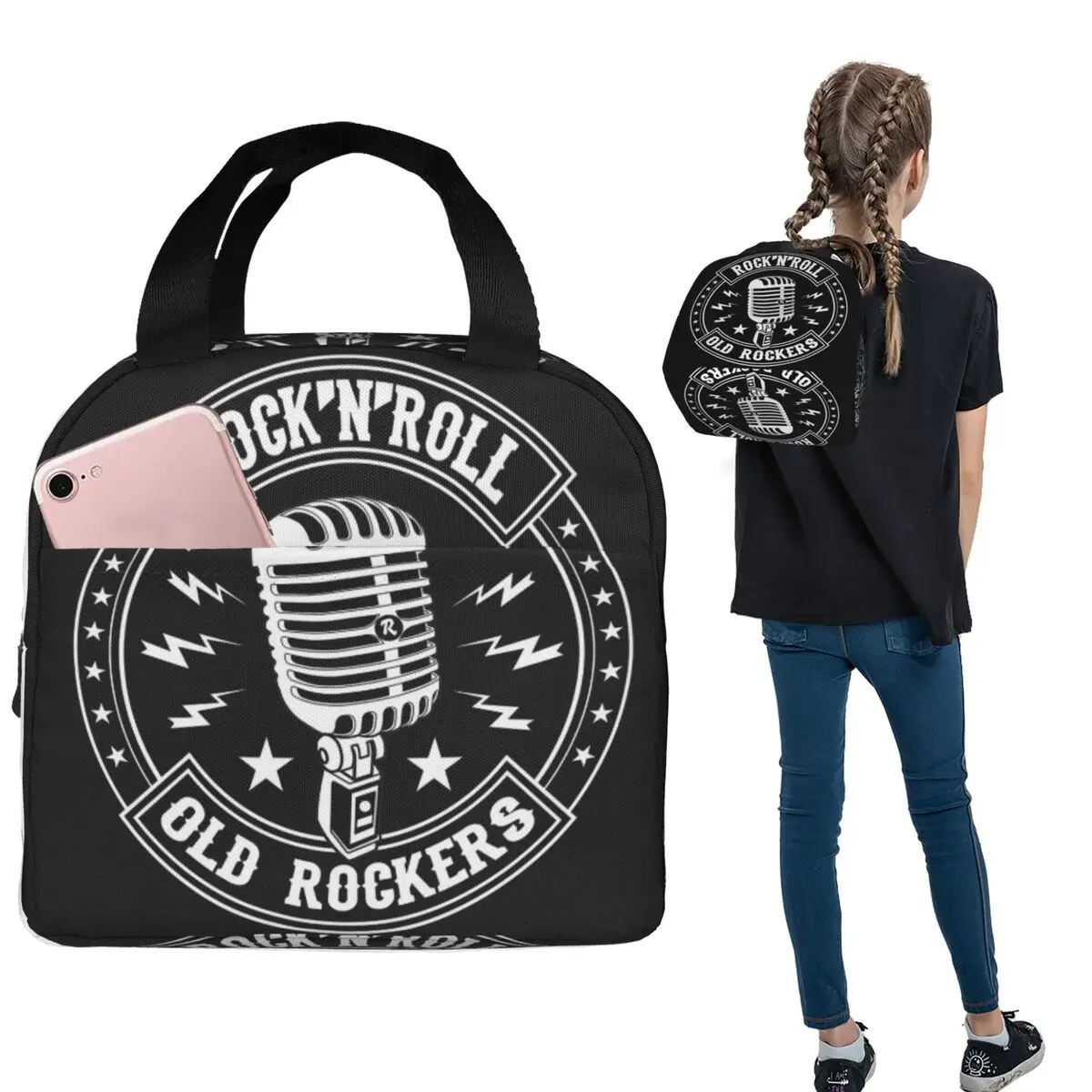 Термосумка для обедов Microphone Rock And Roll Rockabilly для женщин и детей, герметичные контейнеры для еды, термосумка-тоут
Термосумка для обедов Microphone Rock And Roll Rockabilly для женщин и детей, герметичные контейнеры для еды, термосумка-тоут