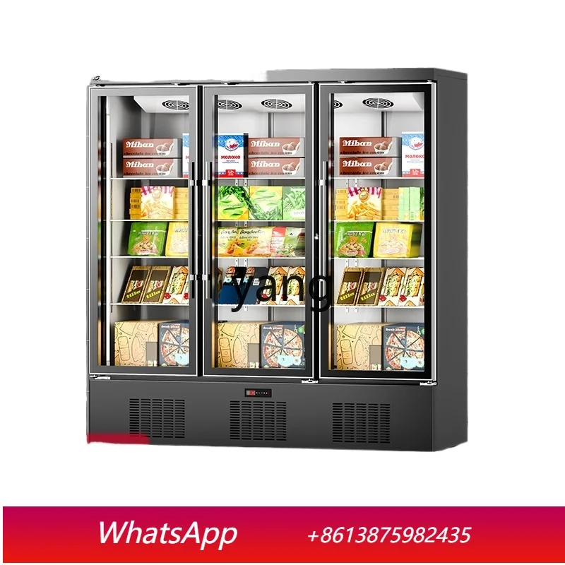 Lcx glass display cabinet commercial extremely frozen air-cooled frost-free low temperature three-door
Lcx glass display cabinet commercial extremely frozen air-cooled frost-free low temperature three-door