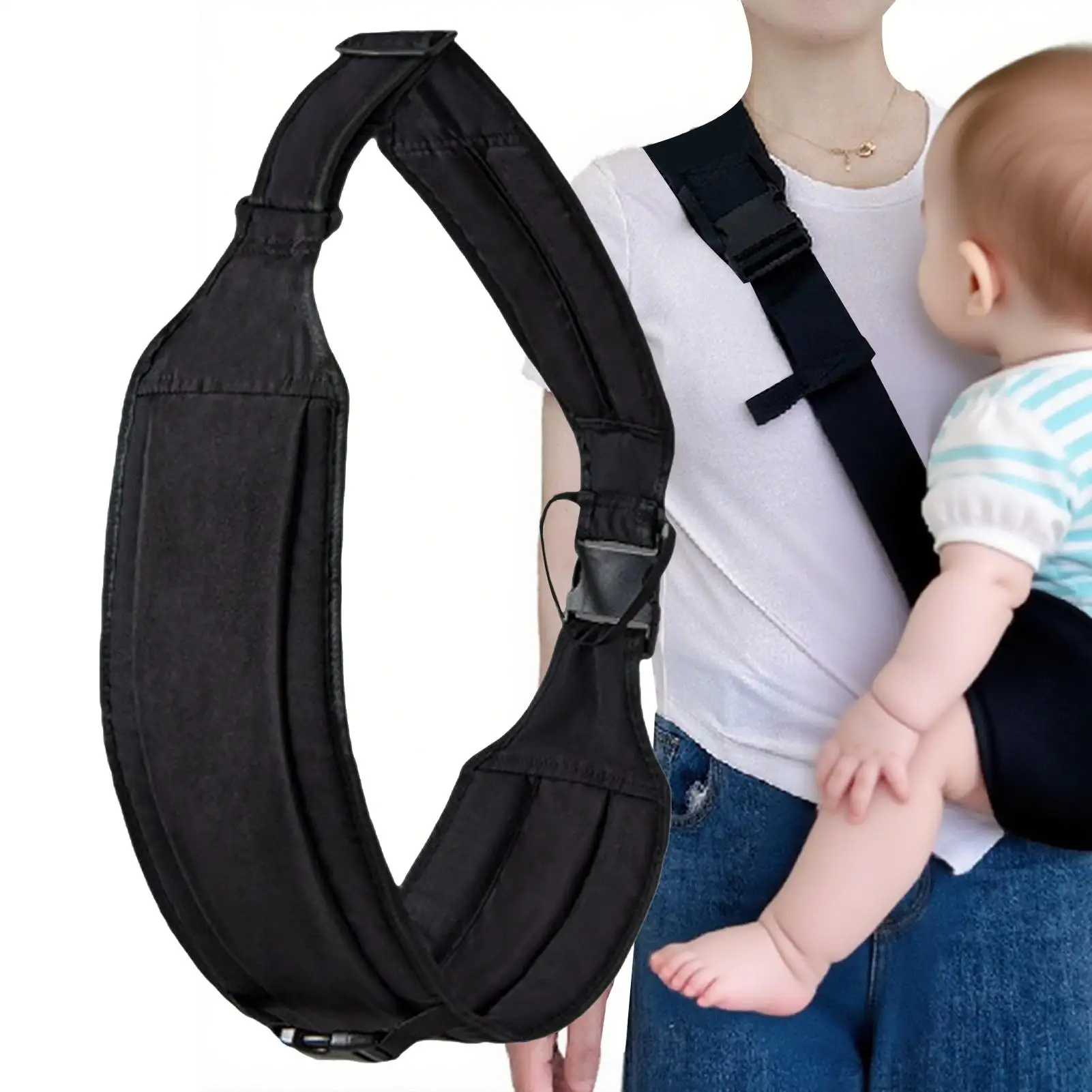 Sling Baby Carrier Baby Side Carrier Adjustable Lightweight Ergonomic Anti-Slip Hip Seat For Daily Shopping Outdoor Parenting
Sling Baby Carrier Baby Side Carrier Adjustable Lightweight Ergonomic Anti-Slip Hip Seat For Daily Shopping Outdoor Parenting