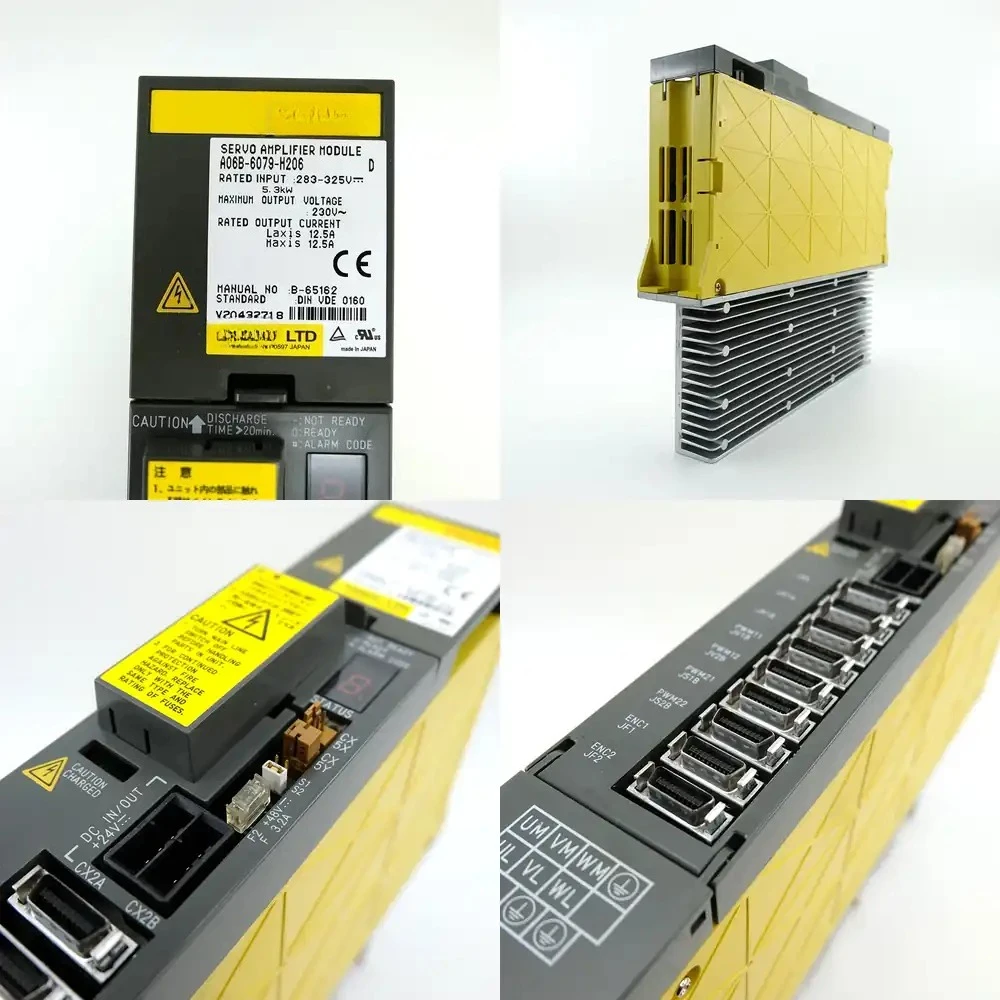 A06B-6120-H018 CNC Made in Japan New and A06B-6079-H206 Servo Drive Amplifier Control A06B-6080-H307
A06B-6120-H018 CNC Made in Japan New and A06B-6079-H206 Servo Drive Amplifier Control A06B-6080-H307