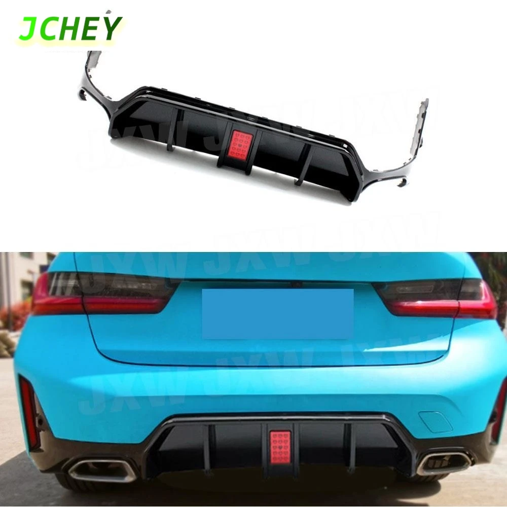 JCHEY ABS задний диффузор, бампер, спойлер со светодиодной подсветкой, комплекты кузова для автомобилей BMW 3 серии G20 G28 LCI 2023 + защита губ 
JCHEY ABS задний диффузор, бампер, спойлер со светодиодной подсветкой, комплекты кузова для автомобилей BMW 3 серии G20 G28 LCI 2023 + защита губ