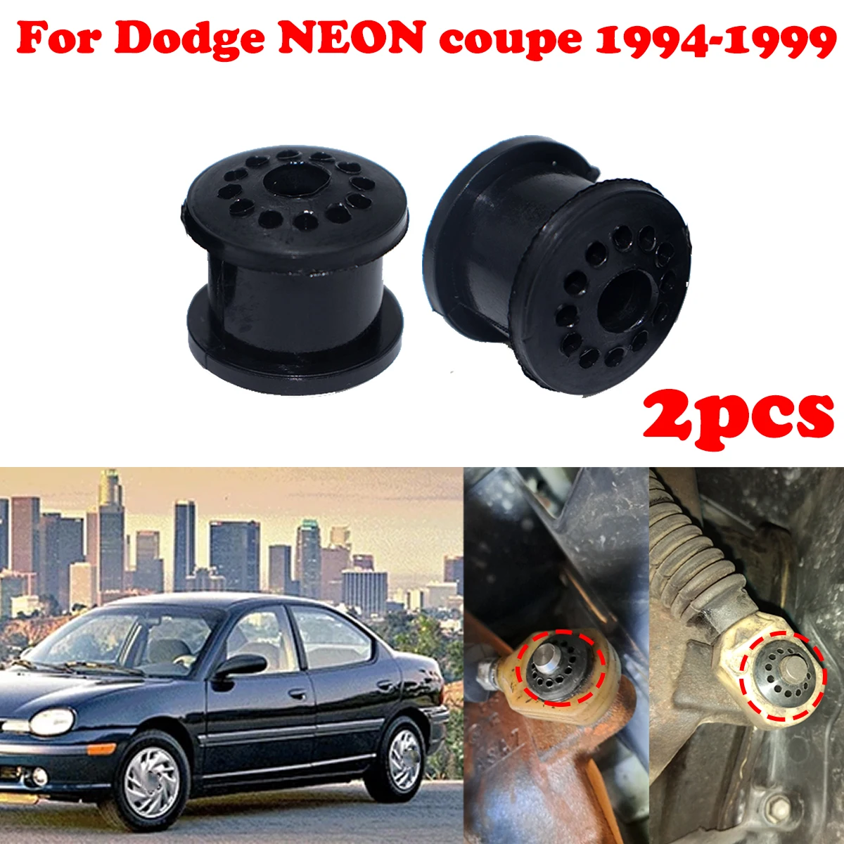 2pc For Dodge NEON coupe Gearbox Cable Linkage Rubber Bushing MT Shift Lever Assembly Repair Replacement Parts 1994 1995-1999
2pc For Dodge NEON coupe Gearbox Cable Linkage Rubber Bushing MT Shift Lever Assembly Repair Replacement Parts 1994 1995-1999