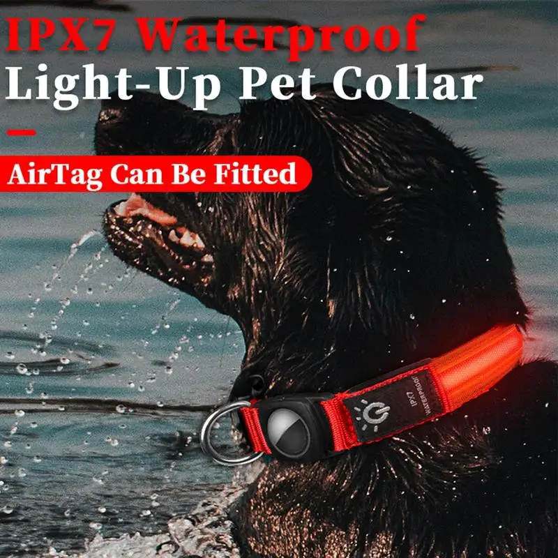 USB Rechargeable Dog Collar Light Luminous Flashing Glowing Bright Nylon LED Dog Collar For Air-Tag Night Safety For Cats Puppy
USB Rechargeable Dog Collar Light Luminous Flashing Glowing Bright Nylon LED Dog Collar For Air-Tag Night Safety For Cats Puppy