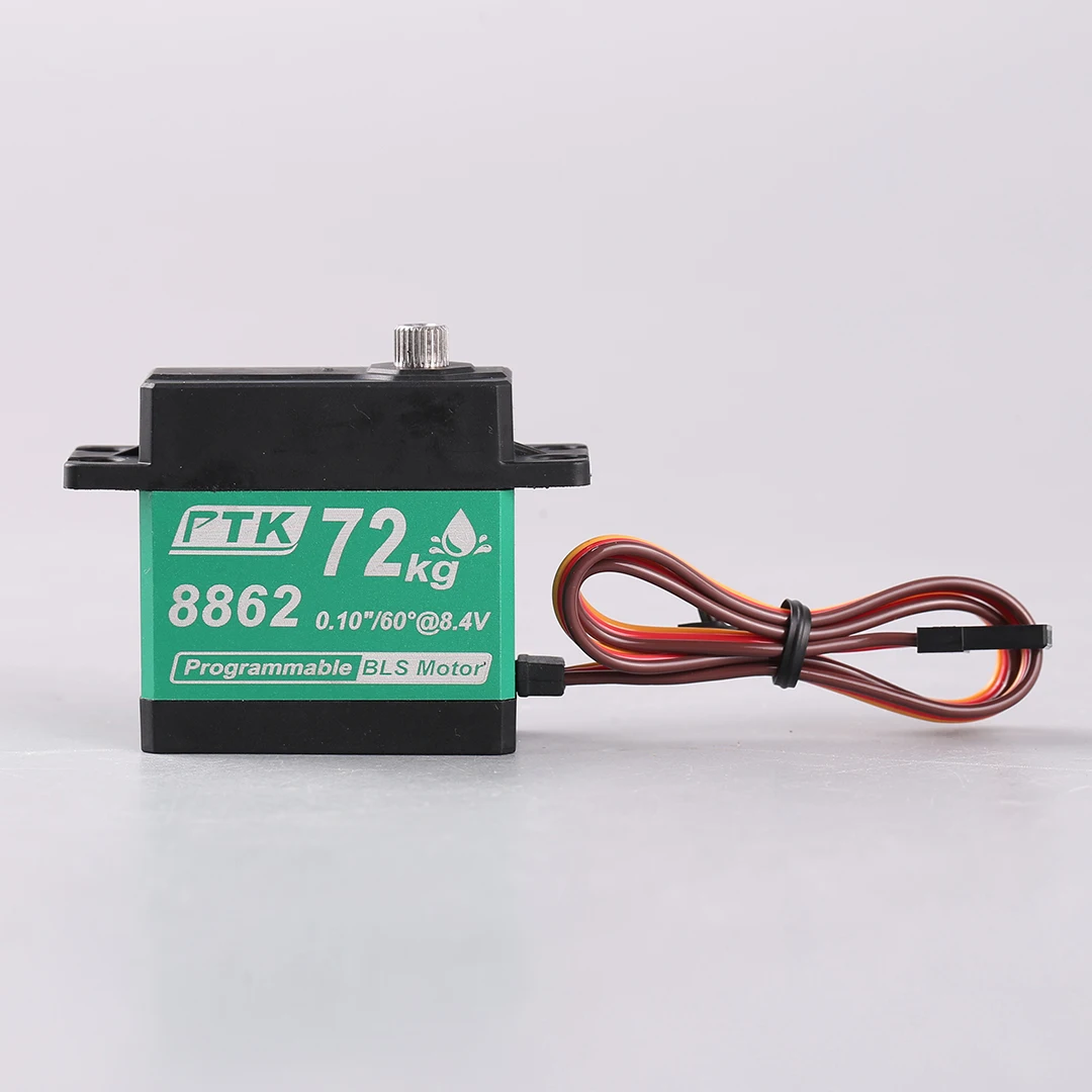 Цифровой сервопривод PTK 8862 с высоким крутящим моментом, 70 г, для радиоуправляемых моделей автомобилей и самолетов с фиксированным крылом, с редуктором из нержавеющей стали
Цифровой сервопривод PTK 8862 с высоким крутящим моментом, 70 г, для радиоуправляемых моделей автомобилей и самолетов с фиксированным крылом, с редуктором из нержавеющей стали