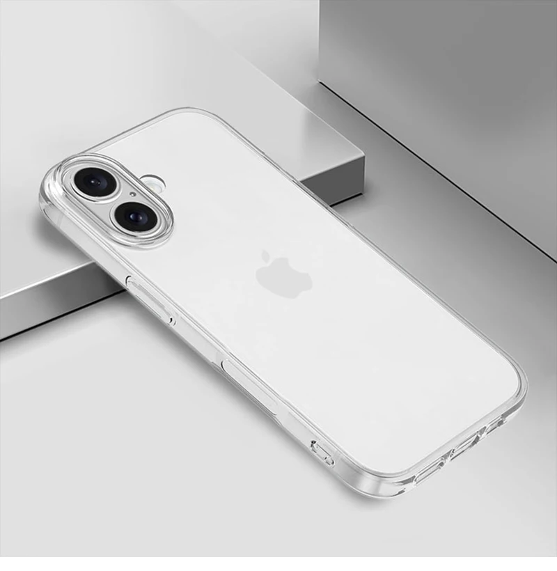 Ультратонкий прозрачный силиконовый чехол из TPU для iPhone 16 Pro Max Plus, защитный силиконовый чехол с кристально прозрачным покрытием
Ультратонкий прозрачный силиконовый чехол из TPU для iPhone 16 Pro Max Plus, защитный силиконовый чехол с кристально прозрачным покрытием