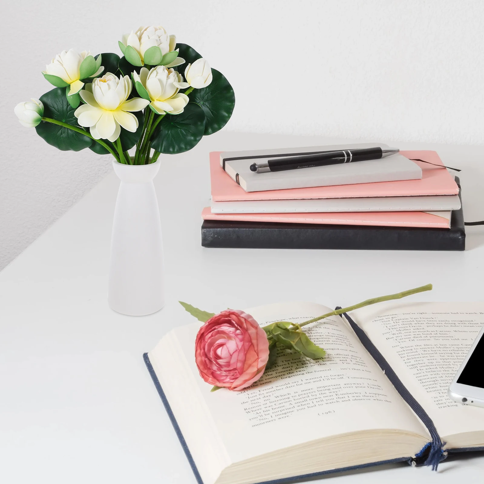 2pcs Artificial Lotus Flowers Simulation Flower Decoration For Home Office Wedding Tabletop Arrangement Decor Adornments
2pcs Artificial Lotus Flowers Simulation Flower Decoration For Home Office Wedding Tabletop Arrangement Decor Adornments