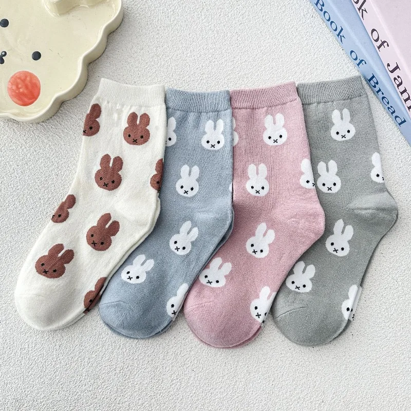 Miffy Cartoon Rabbit Socks Women's Combed Cotton Thermal Crew Socks Cute High Top Winter Warm Socks New Arrival Kawaii
Miffy Cartoon Rabbit Socks Women's Combed Cotton Thermal Crew Socks Cute High Top Winter Warm Socks New Arrival Kawaii