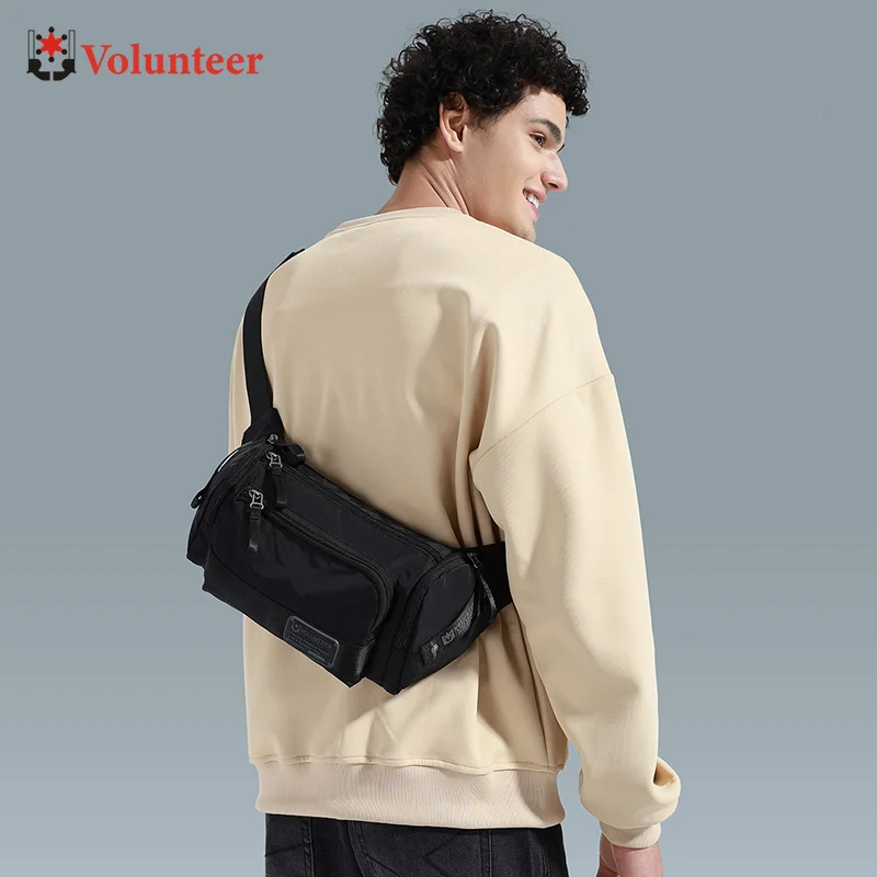 Volunteer Men's Crossbody Bag Fashion Oxford Cloth Messenger Waist Bags for Men Casual Multifunctional Chest Bag Male 1825-09
Volunteer Men's Crossbody Bag Fashion Oxford Cloth Messenger Waist Bags for Men Casual Multifunctional Chest Bag Male 1825-09