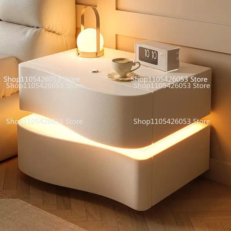 Wave suspension cabinet Small ultra-narrow storage cabinet Cream wind bedside table Modern simple household bedroom bedside
Wave suspension cabinet Small ultra-narrow storage cabinet Cream wind bedside table Modern simple household bedroom bedside