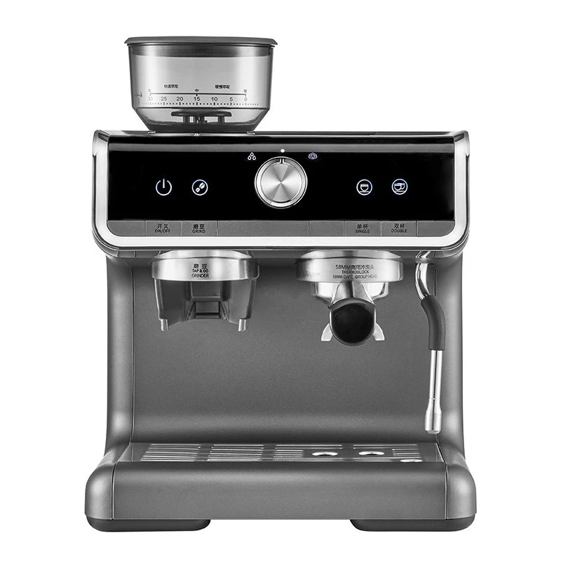 New party5020 Italian stall coffee machine bean grinder milk foam commercial coffee
New party5020 Italian stall coffee machine bean grinder milk foam commercial coffee