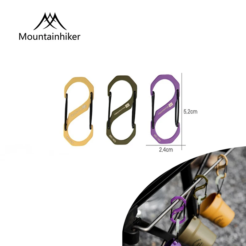 MOUNTAINHIKER 3PCS Multi-function hanging buckle Mini Keychain Hook Outdoor Backpack Buckle multitool Camping Equipment
MOUNTAINHIKER 3PCS Multi-function hanging buckle Mini Keychain Hook Outdoor Backpack Buckle multitool Camping Equipment