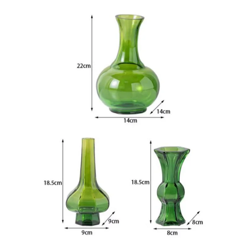 A1 Glass Vase Transparent Green Glass Bottles Geometry Hydroponics Terrarium Home Decoration Accessories Flower Vase
A1 Glass Vase Transparent Green Glass Bottles Geometry Hydroponics Terrarium Home Decoration Accessories Flower Vase