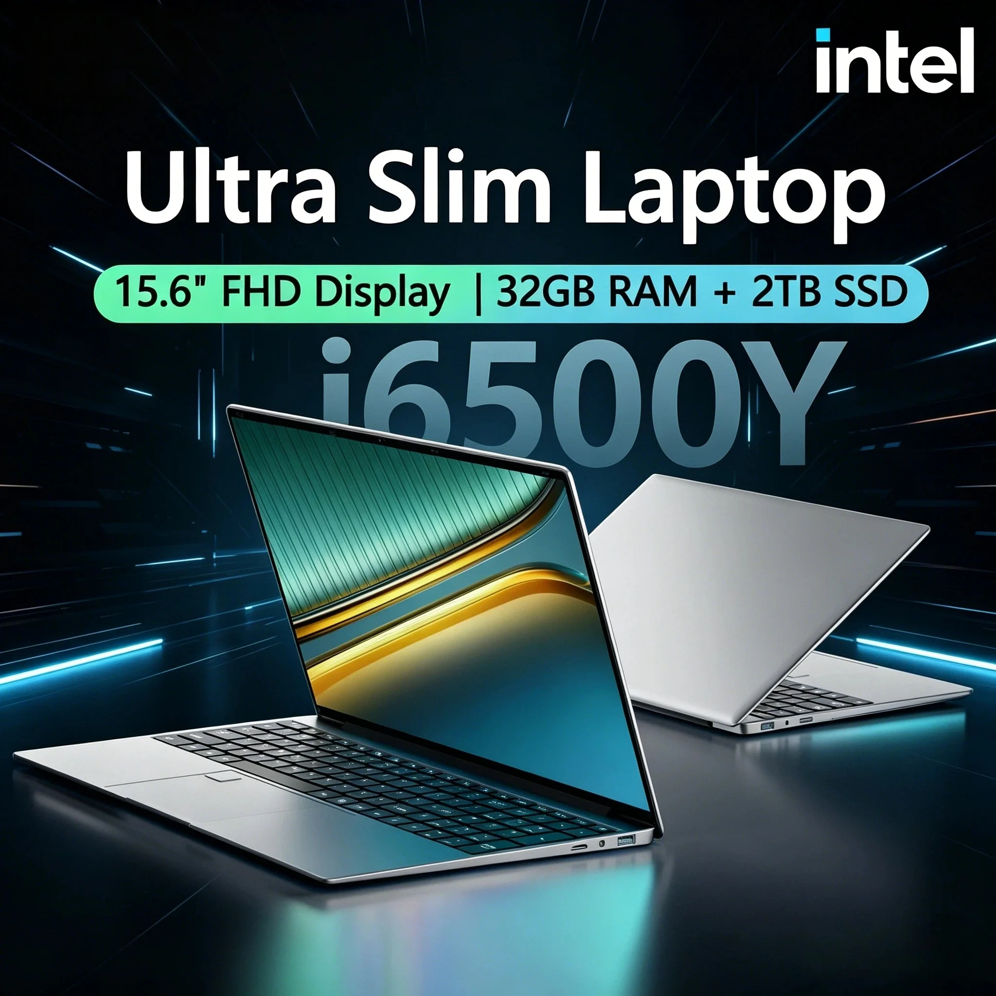 15.6 Inch Laptop Large Screen 32GB RAM 2TB SSD Intel 6500Y Office Windows 11 Notebook 5000mAh Gamer PC Backlit Fingerprint 8K
15.6 Inch Laptop Large Screen 32GB RAM 2TB SSD Intel 6500Y Office Windows 11 Notebook 5000mAh Gamer PC Backlit Fingerprint 8K