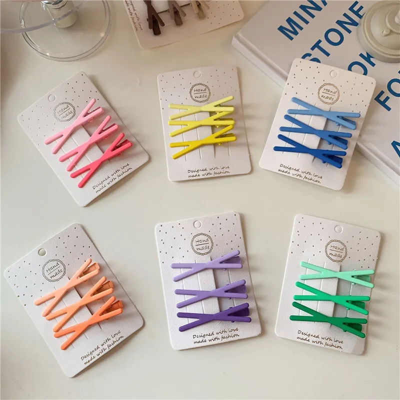 Cute Candy Color Hair Clips Gradient Cross Side Clips for Bangs Flyaway Hair Sweet Girl Style Portable Eco Friendly
Cute Candy Color Hair Clips Gradient Cross Side Clips for Bangs Flyaway Hair Sweet Girl Style Portable Eco Friendly