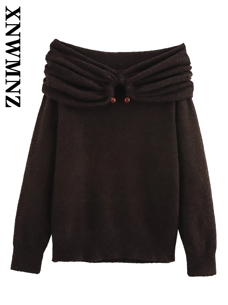XNWMNZ 2024 Autumn New Lady Streetwear Button Knitted Top Jumper Commuting Female Shoulder Long Sleeve Sweater Ruffles Loose Fit
XNWMNZ 2024 Autumn New Lady Streetwear Button Knitted Top Jumper Commuting Female Shoulder Long Sleeve Sweater Ruffles Loose Fit