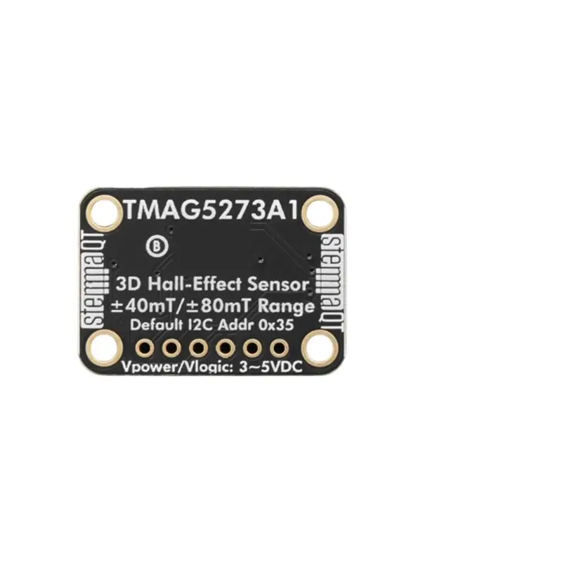 T82C Hot Sale-TMAG5273A1 3D Magnetometer TMAG5273 Module 3D Hall-Effect Sensor Compatible For Adafruit 6489
T82C Hot Sale-TMAG5273A1 3D Magnetometer TMAG5273 Module 3D Hall-Effect Sensor Compatible For Adafruit 6489